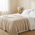 Solvrly Cloud Gauze Coverlet in Sand Beige
