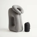 Solvrly Cloud Rest inflatable travel pillow with carry pouch