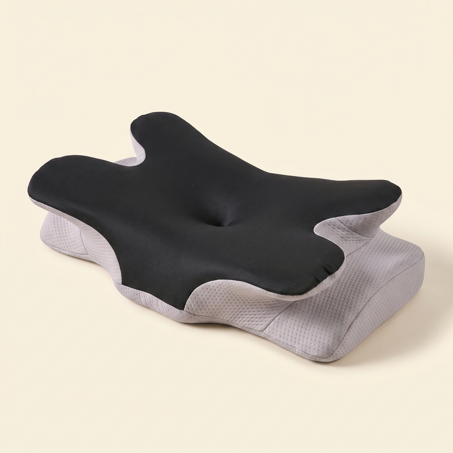 Yuki cooling cervical pillow tiered side profile