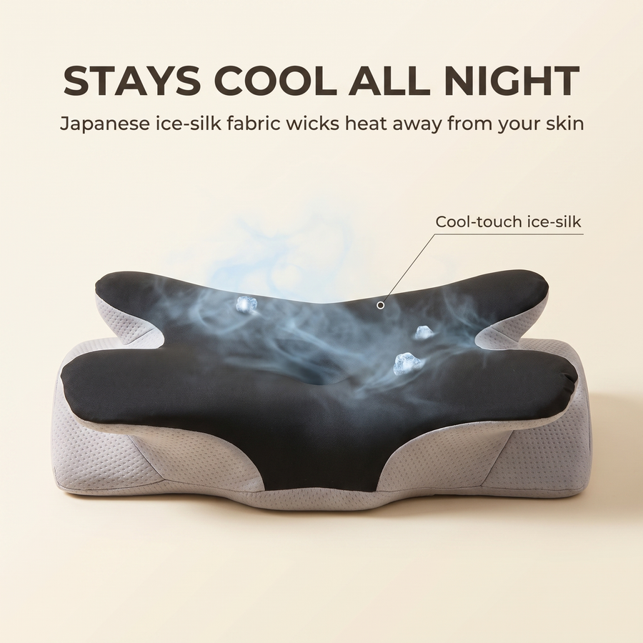 Stays cool all night - Japanese ice-silk cooling fabric