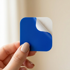 Sleep patch macro with peel-off backing