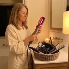 One tool replaces the drawer of old dryers, straighteners and curlers