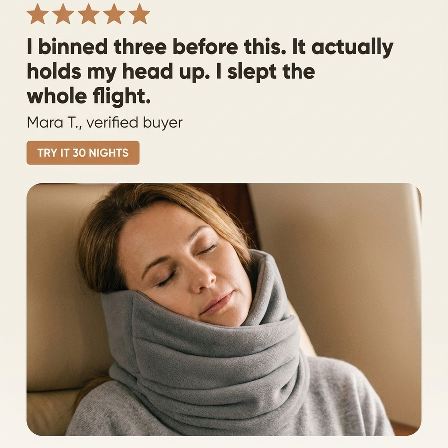 Solvrly Wrap Travel Pillow