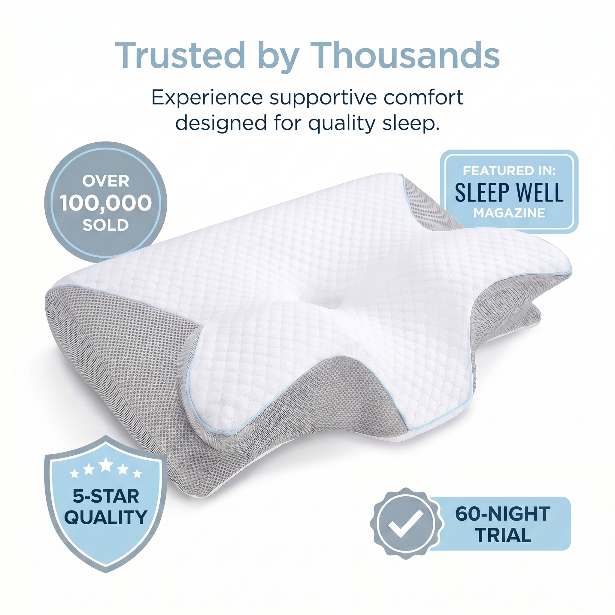 Solvrly Ergonomic Pillow
