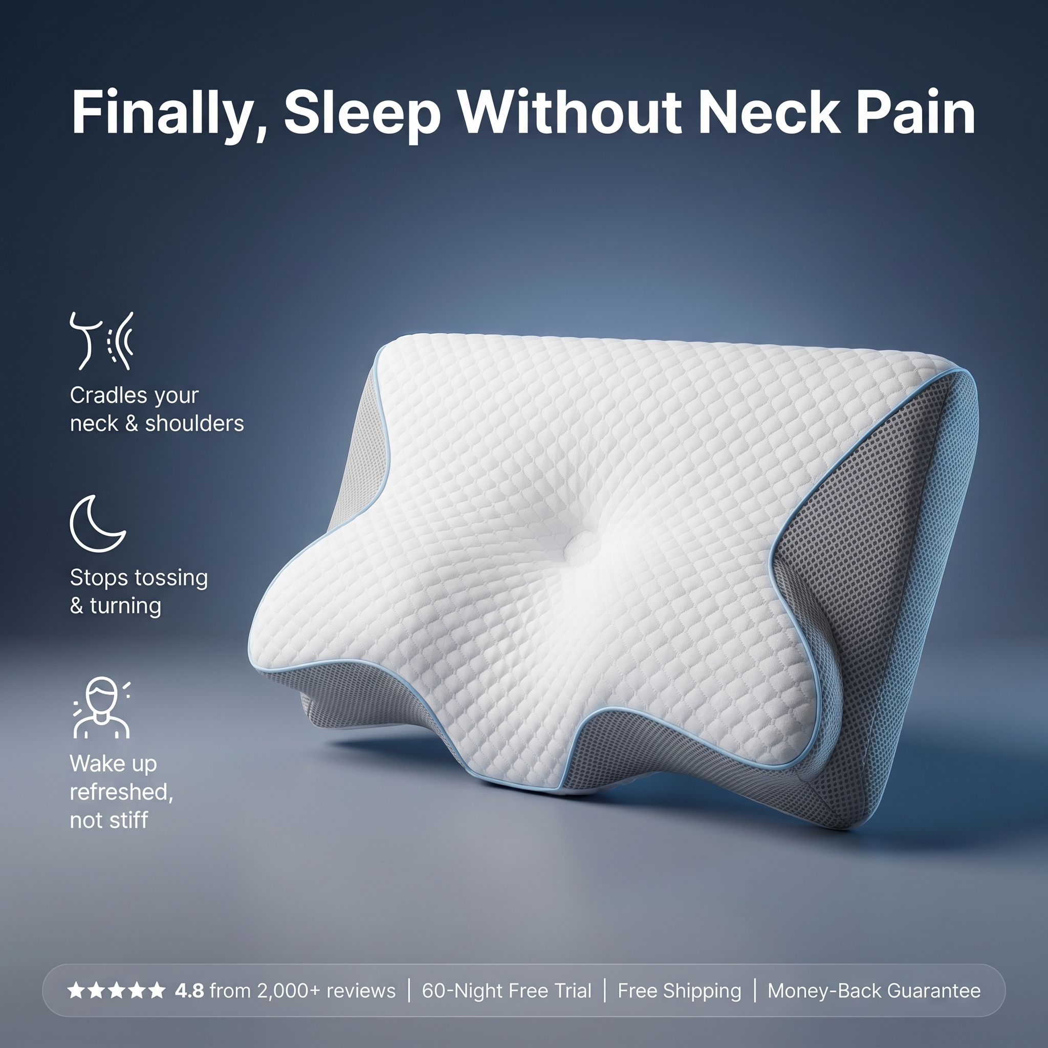 Solvrly Ergonomic Pillow