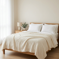 Solvrly Cloud Gauze Coverlet in White