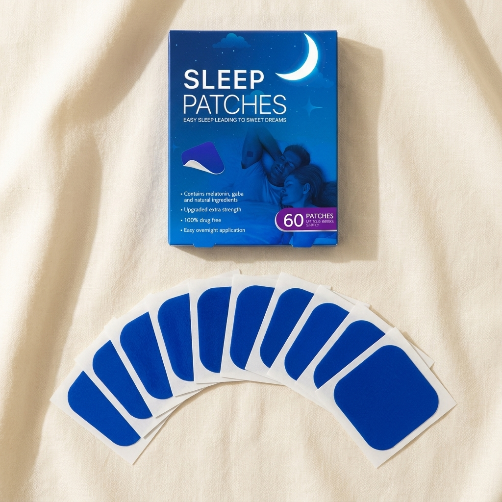 Sleep Patches pack contents fanned out