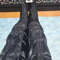 Both boots inflated, full length