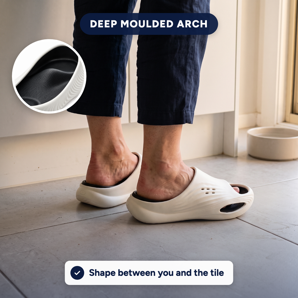 Solvrly Rise slides on kitchen floor tiles
